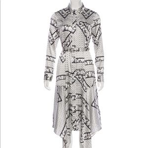 NWT Ganni Silk Midi Dress